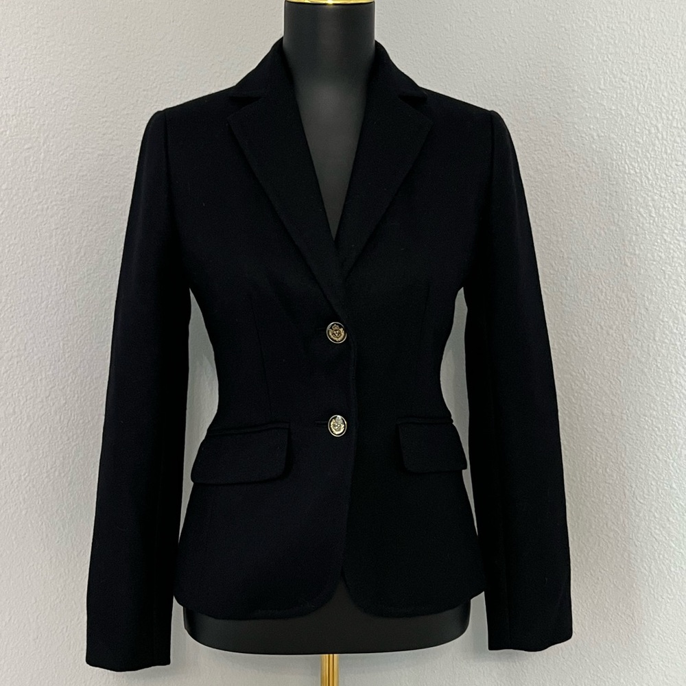 J. Crew Black Lexington Blazer Jacket 2 XS